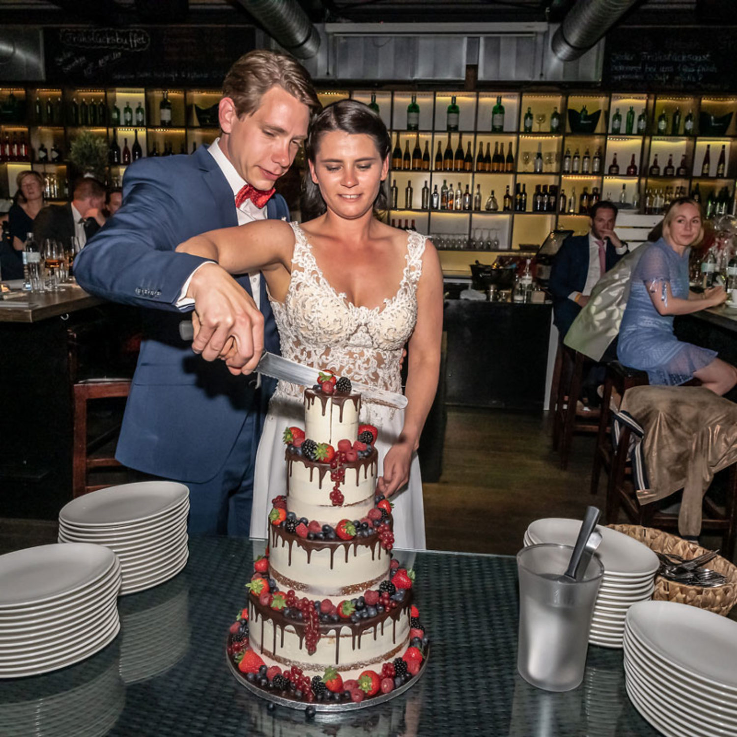 Brautpaar Hochzeitstorte